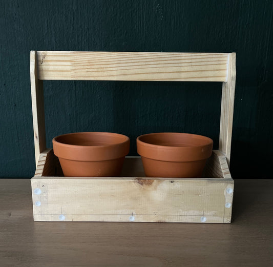 Trug and pots Workshop 25th October