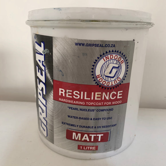 1 litre Gripseal Resilience Matt